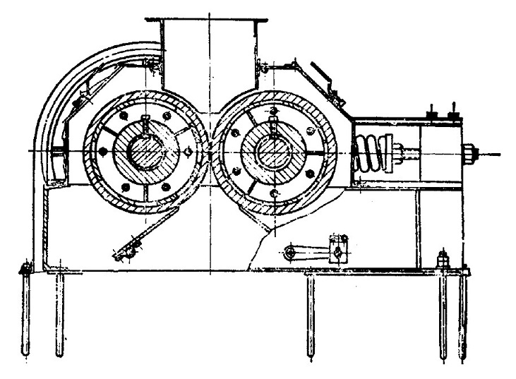 辊式破碎机结构图