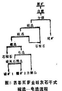 硅灰石选矿流程
